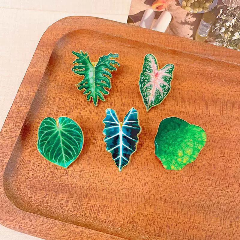 Cactus Mix Pot - Potted Plant Brooch Monstera Aloe Vera