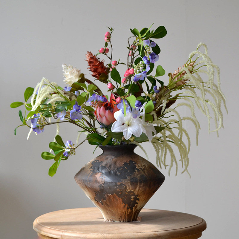 String Of Pearls Plant - 85CM Artificial Crabapple Flower Home Restaurant