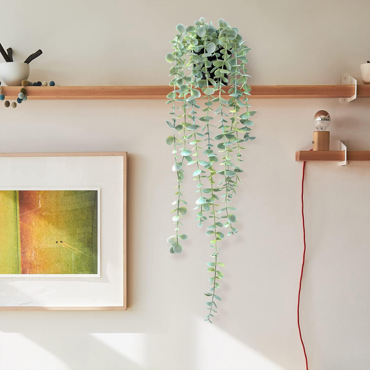 Artificial Ivy Hanging Eucalyp - String Of Pearls Plant incelemesi ve fiyatı