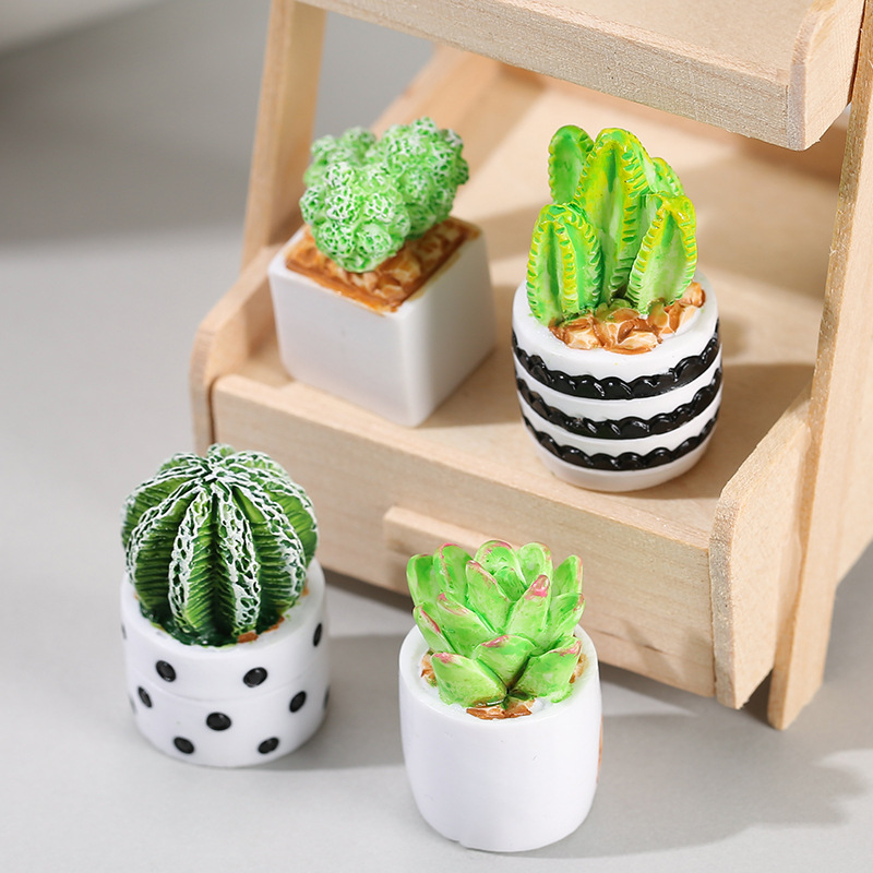 4pcs/Set Of Mini Succulent Pot - Cactus Mix Pot incelemesi ve fiyatı