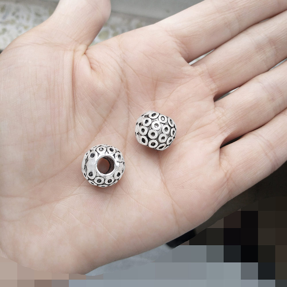 Beads 14mm DIY Large 5mm Hole  - String Of Pearls Plant incelemesi ve fiyatı