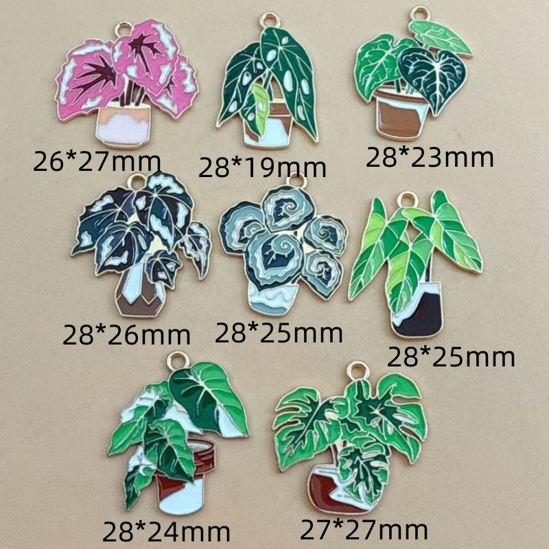10Pcs Enamel Dripping Oil Cact - Cactus Mix Pot incelemesi ve fiyatı