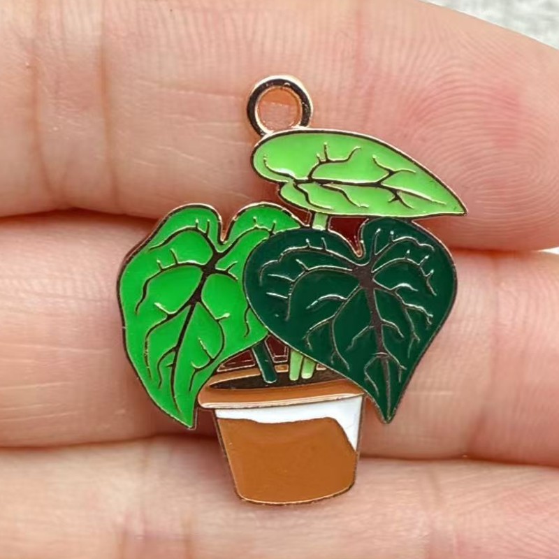 10Pcs Enamel Dripping Oil Cact - Cactus Mix Pot incelemesi ve fiyatı