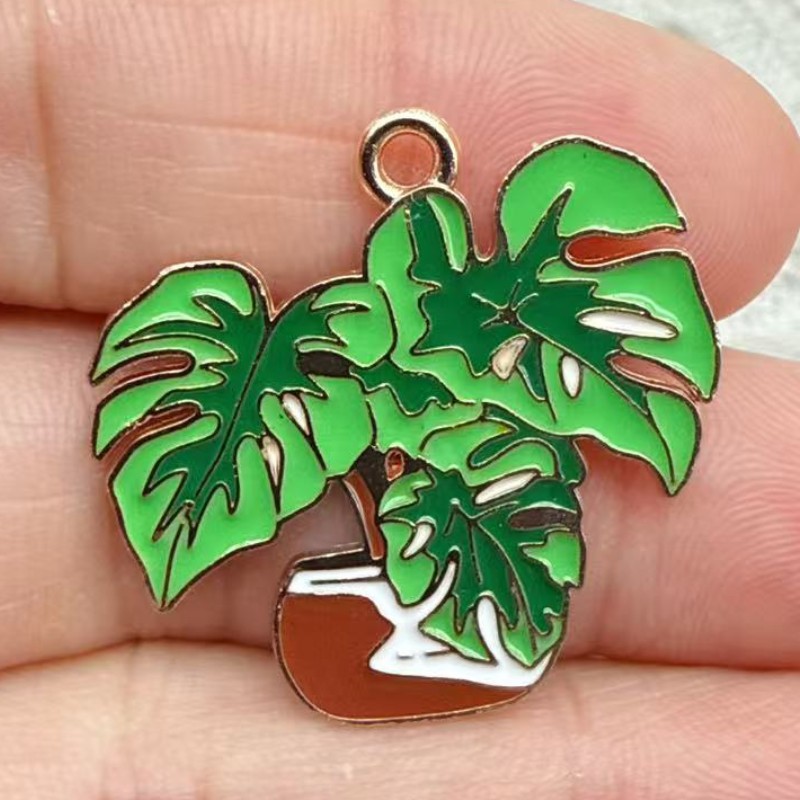 10Pcs Enamel Dripping Oil Cact - Cactus Mix Pot incelemesi ve fiyatı