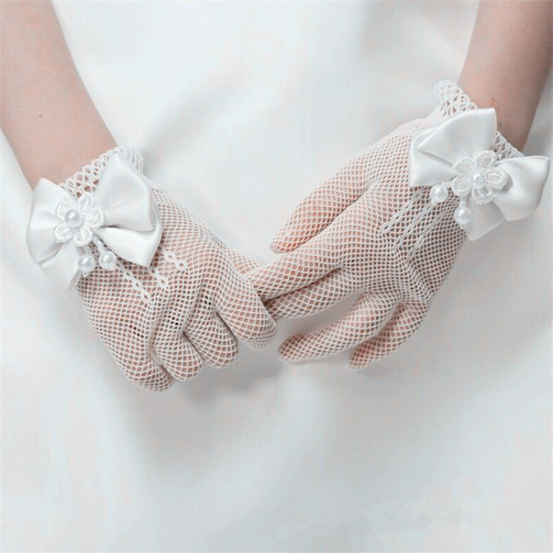 Kids Lace Pearl Fishnet Gloves - String Of Pearls Plant incelemesi ve fiyatı