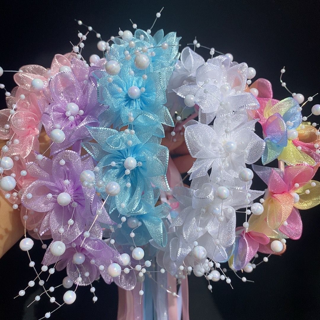 Korean Ethereal Mesh Flower He - String Of Pearls Plant incelemesi ve fiyatı
