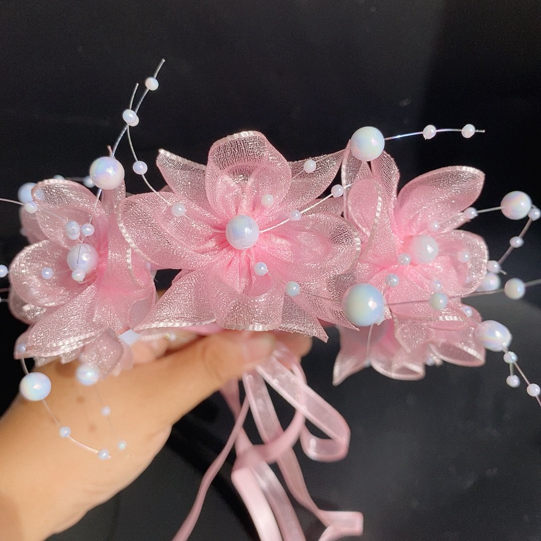 Korean Ethereal Mesh Flower He - String Of Pearls Plant incelemesi ve fiyatı