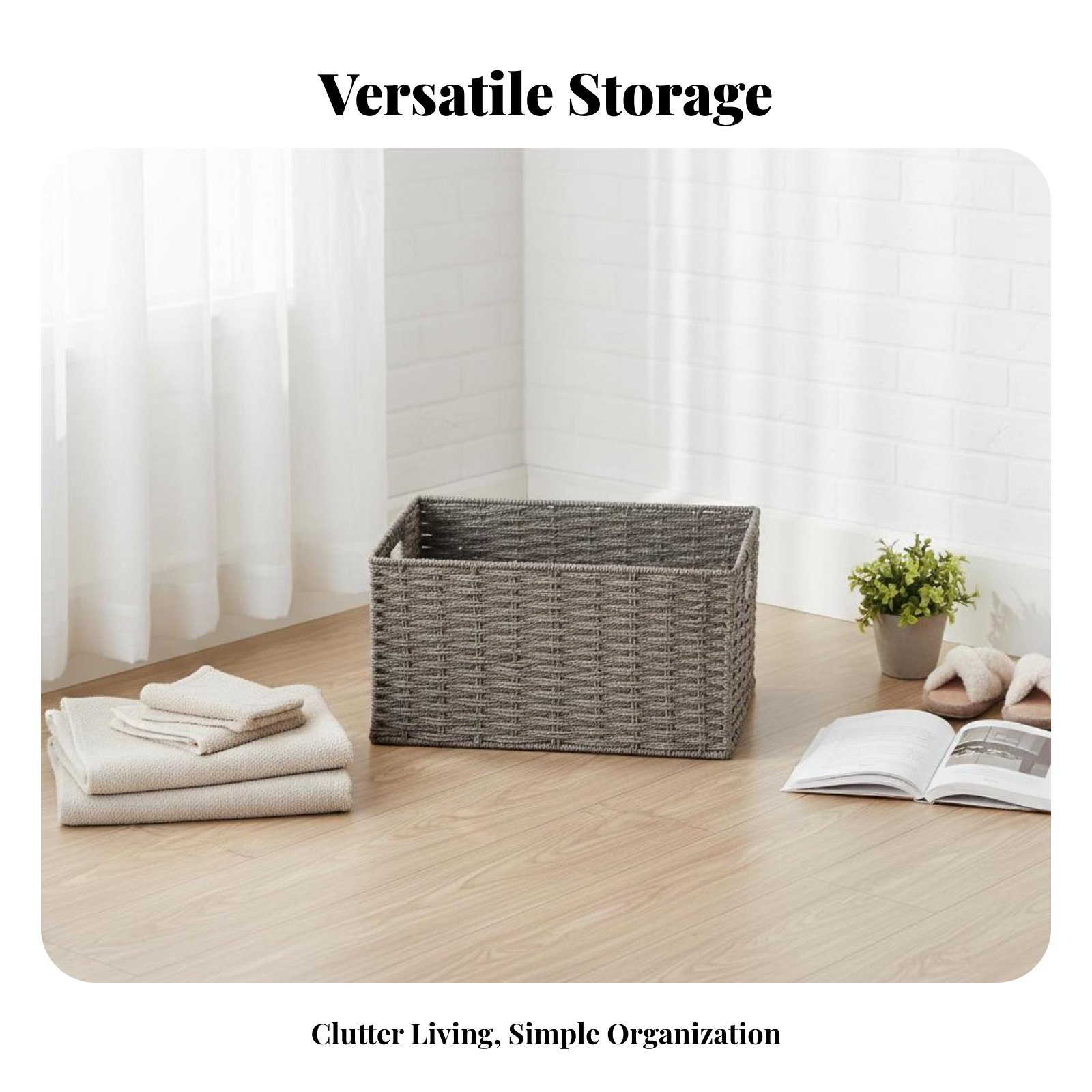 Woven Storage Container Japane - Is Plant Parent Free To Use incelemesi ve fiyatı