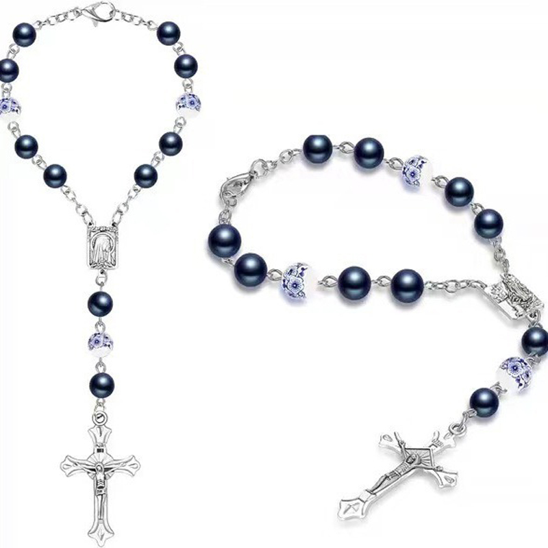Dark Blue Pearl Mini Rosary Br - String Of Pearls Plant incelemesi ve fiyatı