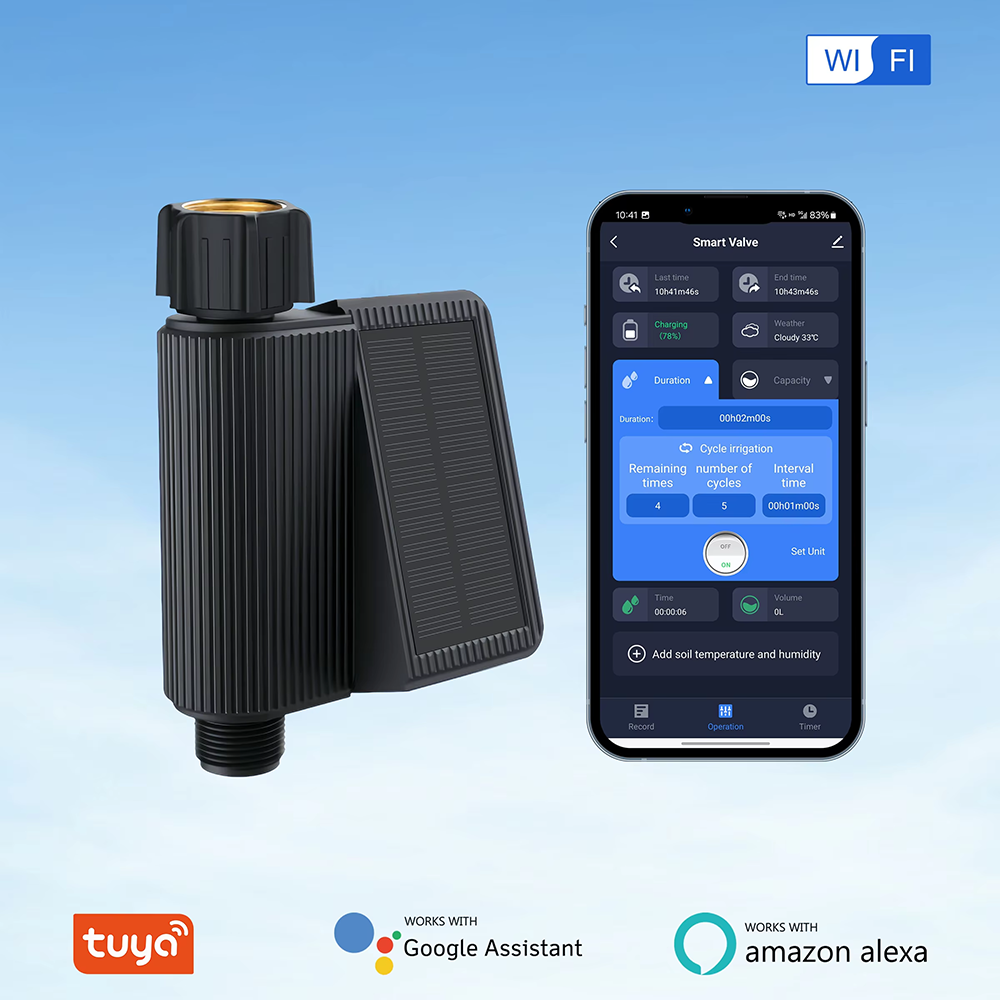 Tuya Solar Powered Smart Water - Plant Parent App incelemesi ve fiyatı