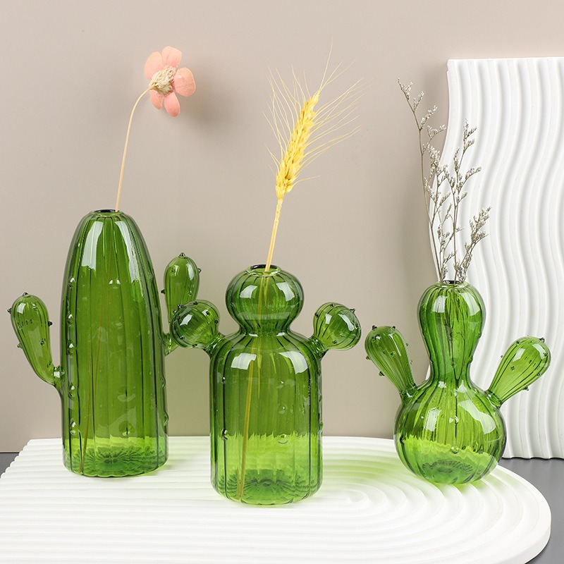 Colourful Glass Vase, Desktop  - Cactus Mix Pot incelemesi ve fiyatı